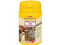 sera Reptimineral C, Schildkröte, Puder, Allgemeiner Gesundheitszustand, Universal, Vitamin A, Vitamin B1, Vitamin B12, Vitamin B2, Vitamin B6, Vitamin D3, Vitamin E, Vitamin K3, Kalzium, Eisen, Magnesium, Phosphorus, Kalium, Natrium, Zink von sera