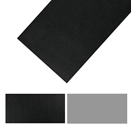 Schreibtischunterlage, PU-Leder Multifunktionale Schreibtischmatte, Mauspad, Rutschfest, Wasserdichter Schreibtisch-Schreibblock für Büro Schwarz + Grau(55x70cm/21.65x27.56in) von seveni