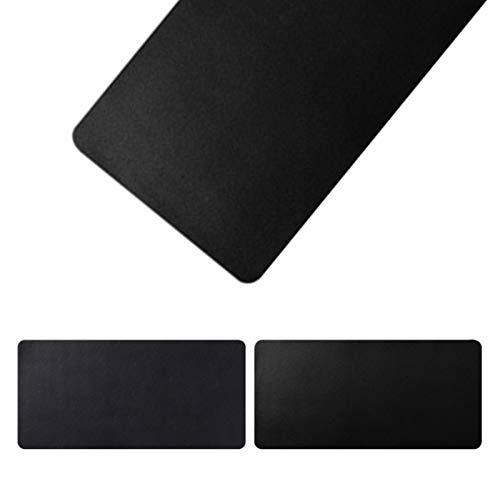 Tischunterlage, Schreibtischunterlage Multifunktionale doppelseitig PU-Leder Laptop Tischunterlage wasserdichte Schreibunterlage für Büro doppelseitig Schwarz + Schwarz(35x80cm/13.78x31.5in) von seveni
