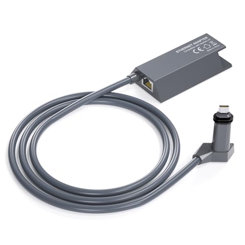 Starlink Ethernet Adapter, Starlink Adapter für Standard mit Motor, RJ45 Ethernet Adapter für GEN2-Router, Schnelle und Stabile Satelliten Internet Adapter für Starlink Actated Gen 2, Grau Starlink Ethernet Adapter, Starlink Adapter für Standard mit Motor, RJ45 Ethernet Adapter für GEN2-Router, Schnelle und Stabile Satelliten Internet Adapter für Starlink Actated Gen 2, Grau von seynli