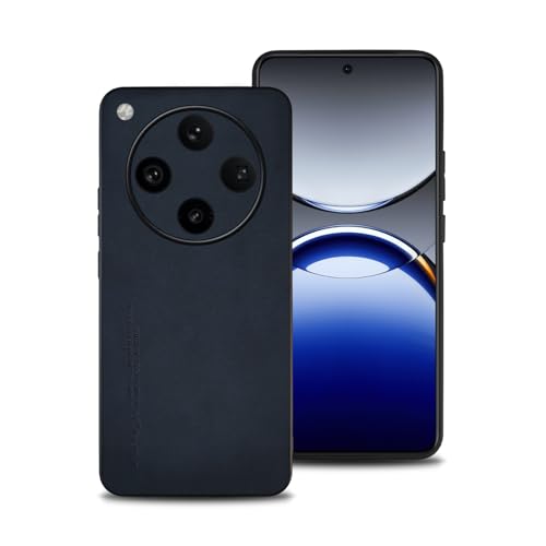 shamdspopu Hülle für Oppo Find X8 Pro, TPU kombiniert mit komfortablem Leder-Oberfläche, hochwertig, luxuriös, stoßfest, Kratzfest und robust. (Blau) von shamdspopu