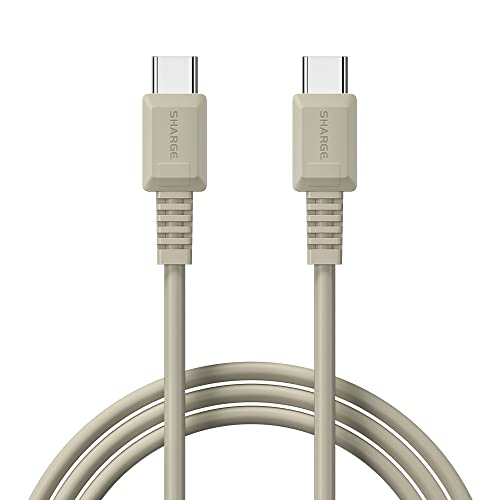 Shargeek USB C Kabel USB C auf USB C, Typ C Kabel Schnellladekabel für MacBook, iPad Air 4, Samsung Galaxy, Pixel, Switch, STORM2, und mehr (100W 1,2M) von sharge