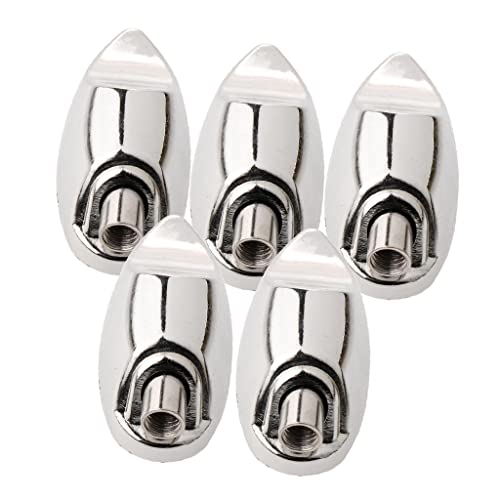 sharprepublic 5 Stück Snare Drum Spannböckchen für Trommel Drum Percussion Zubehör in Silber von sharprepublic