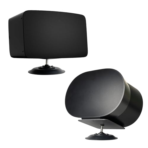 shinar 2 Pack Metall universal Desktop Lautsprecher-Ständer für mittlere Lautsprecher Tisch Halterung Kompatibel mit Sonos Five Play 5 schwenkbar Neigbar +/-40 mit Einer Belastung bis zu 8 KG shinar 2 Pack Metall universal Desktop Lautsprecher-Ständer für mittlere Lautsprecher Tisch Halterung Kompatibel mit Sonos Five Play 5 schwenkbar Neigbar +/-40 mit Einer Belastung bis zu 8 KG von shinar