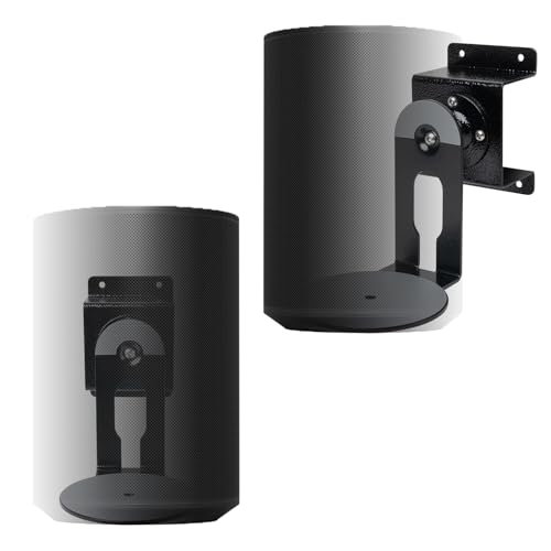 shinar Metall 2er Set Wandhalterung Kompatibel mit Sonos Era 100,Schwenkbar bis zu 360°,Neigbar -70°/+70°Rotation ohne Stellschrauben mit kablemanagement Max.12 kg Schwarz shinar Metall 2er Set Wandhalterung Kompatibel mit Sonos Era 100,Schwenkbar bis zu 360°,Neigbar -70°/+70°Rotation ohne Stellschrauben mit kablemanagement Max.12 kg Schwarz von shinar