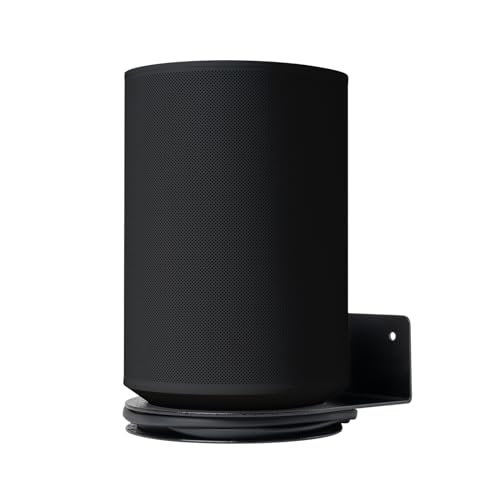 shinar Metall Wandhalterung Kompatibel mit Sonos Era 100,Platzsparend,Halterung Zubehör Ständer Kompatibel mit Era 100 integriertem Kabelmanagement 12 kg (Schwarz) von shinar