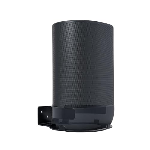 shinar Metall Wandhalterung Kompatibel mit Sonos Move 1/2, Halterung Zubehör Ständer Kompatibel mit sonos Move 1/2 Verstellbare Halterung Max. 12 kg (Schwarz) von shinar