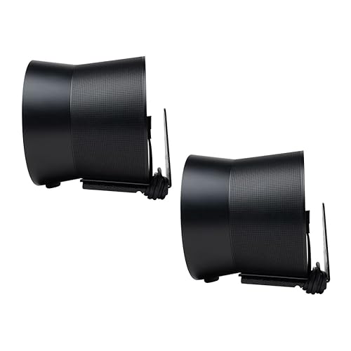shinar Metall Wandhalterung Kompatibel mit sonos Era 300 Platzsparend,Halterung Zubehör Ständer Kompatibel mit Era 300 integriertem Kabelmanagement Max. 12 kg (2-Pack, Schwarz) (Schwarz) von shinar