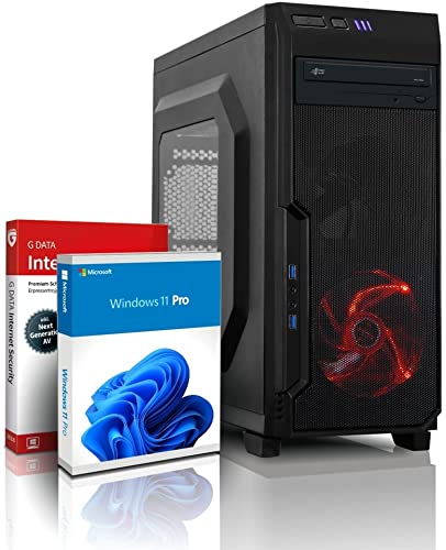 AMD Raytracing Gaming PC mit 3 Jahren Garantie! Athlon™ X4 950 Quad Core, 3.8 GHz | Radeon RX 6500 XT 4 GB GDDR6 | 16GB GDDR4 | 256GB SSD + 500GB | DVD | USB 3.0 | Win11 Pro | WLAN | MS Office #7542 von shinobee