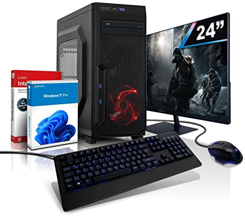 Komplett PC Ryzen7 Entry Gaming/Multimedia Computer mit 3 Jahren Garantie! | AMD Ryzen7 4700S mit 16-Threads, 4 GHz | 16GB | 512 GB SSD | Radeon RX 550 2GB GDDR5 | 24" | WLAN | DVD | Win11 # 7117 von shinobee