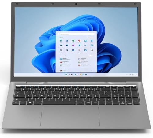 shinobee difinity 17,3 Zoll HD++ lautloses Notebook - Intel Celeron N4120 4 Kerne, 2.70 GHz, 16GB DDR4, 512 GB SSD, USB 3.0, Bluetooth, Intel UHD Graphics 600, HDMI, Windows 11, MS Office - 7466 von shinobee