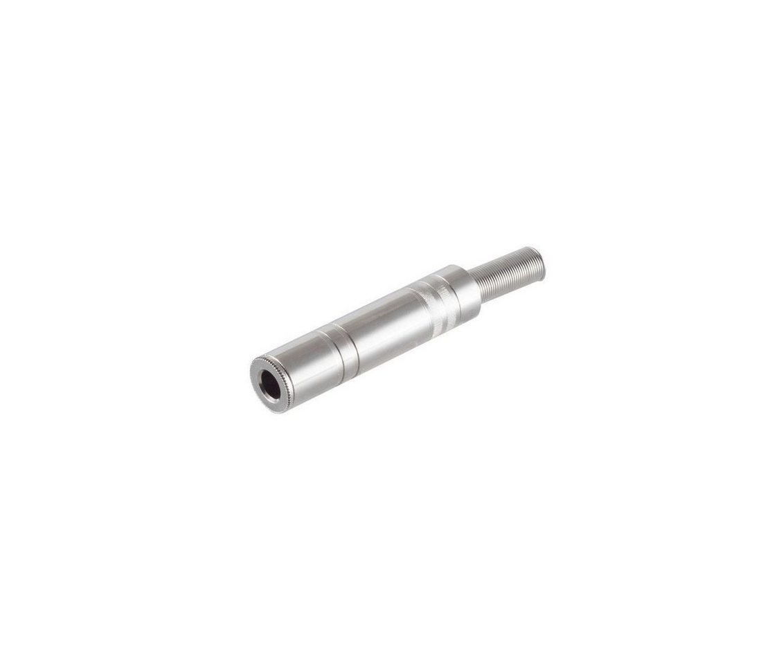 shiverpeaks® Klinkenkupplung Mono 6,3mm Metall Audio-Adapter von shiverpeaks®