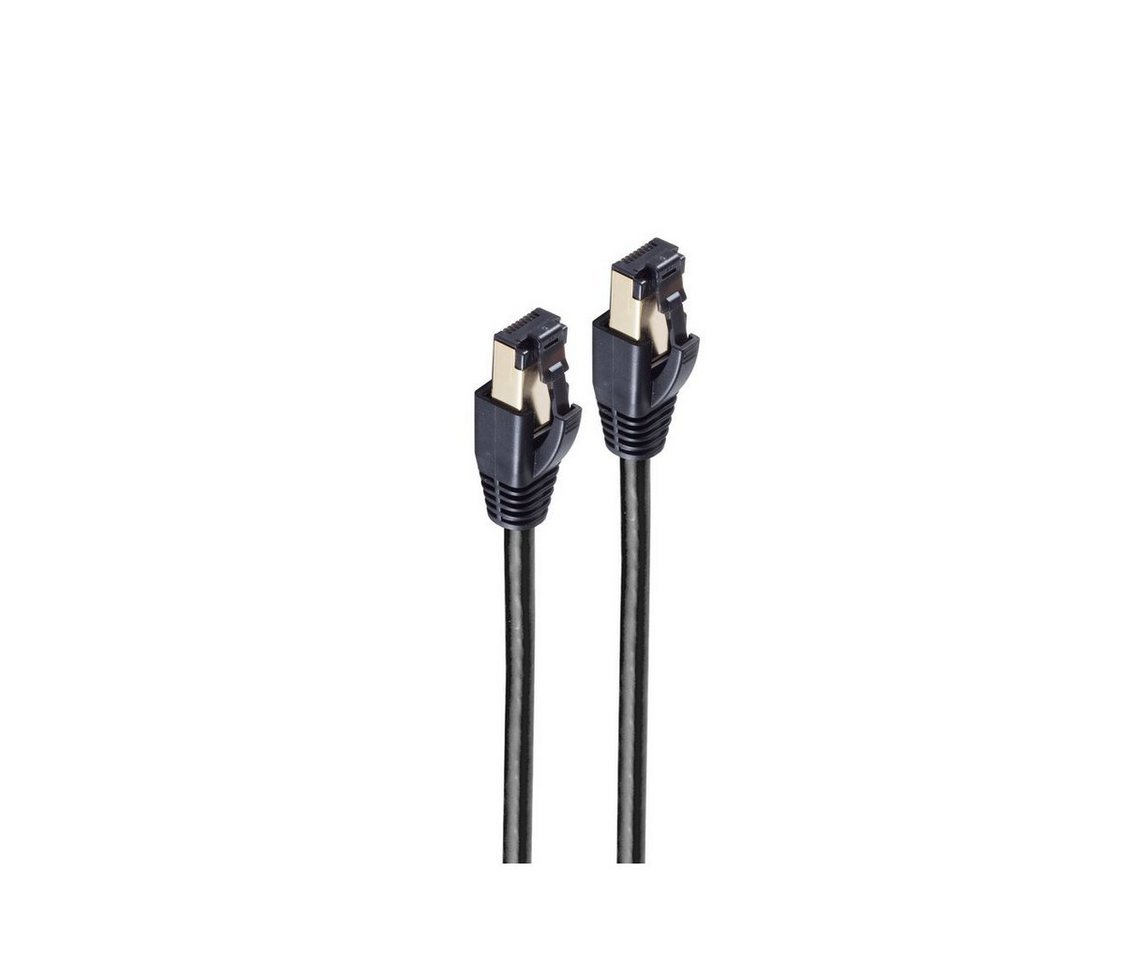 shiverpeaks® Patchkabel cat 8.1 F/FTP PIMF LSZH schwarz 15,0m LAN-Kabel, RJ-45, (1500 cm) von shiverpeaks®
