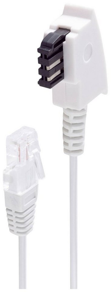 shiverpeaks® Shiverpeaks DSL Anschlusskabel [1x TAE-F-Stecker - 1x RJ45-Stecker 8p2 Adapter, 1.5 cm von shiverpeaks®