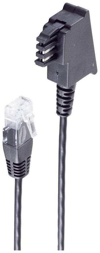 shiverpeaks® Shiverpeaks DSL Anschlusskabel [1x TAE-F-Stecker - 1x RJ45-Stecker 8p2 Adapter, 3 cm von shiverpeaks®
