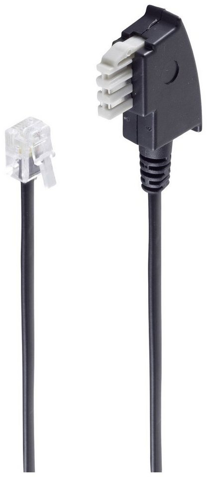 shiverpeaks® Shiverpeaks Fax Anschlusskabel [1x TAE-N-Stecker - 1x RJ11-Stecker 6p4 Festnetztelefon von shiverpeaks®