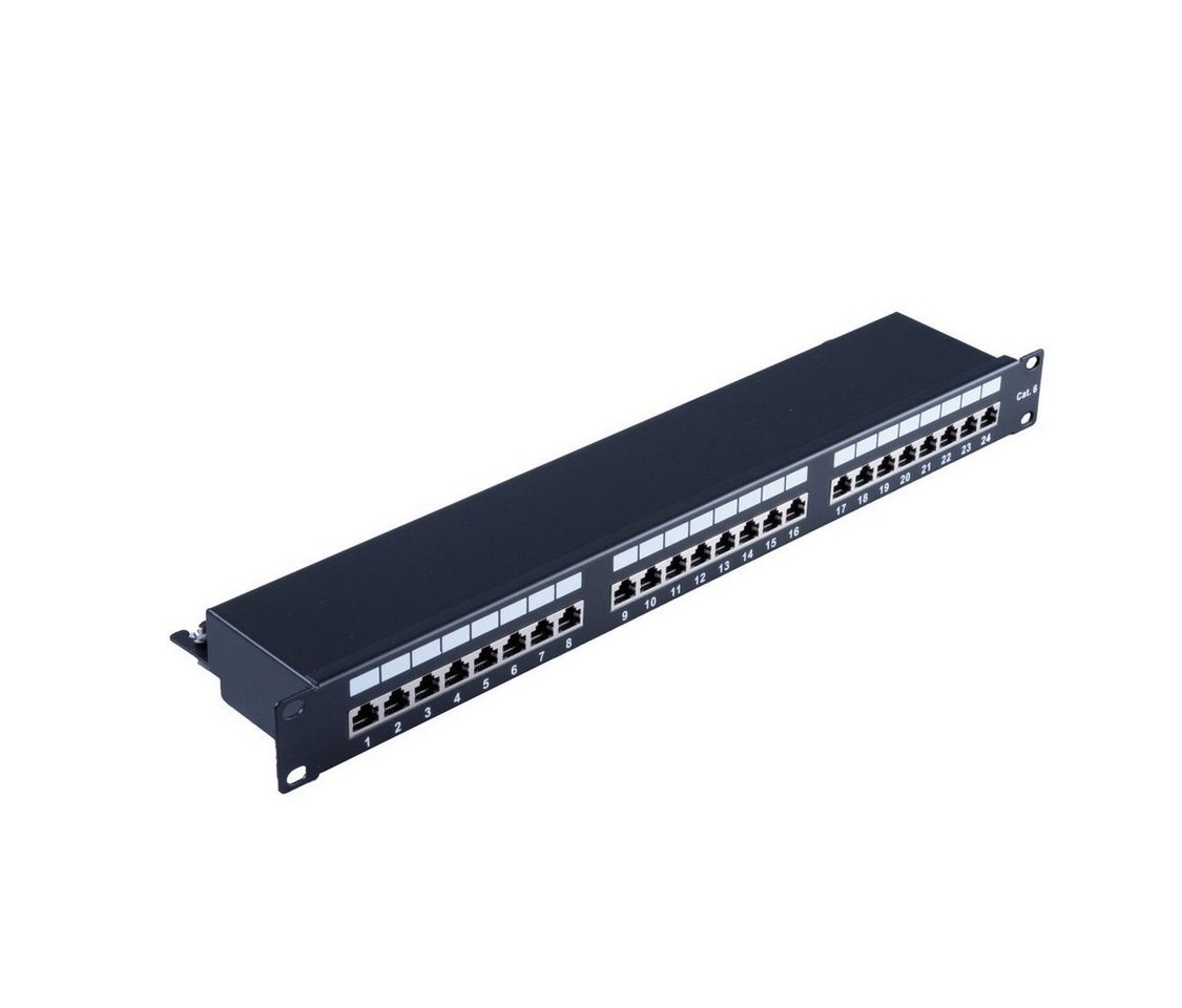 shiverpeaks® cat 6 19-Patchpanel 24 Port Netzwerk-Patch-Panel" von shiverpeaks®