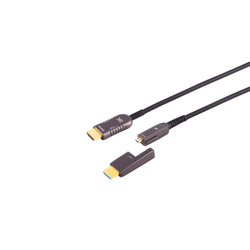 SHIVERPEAKS HDMI Anschlußkabel-Optisches HDMI Verlegekabel-Set, 10K, 15m Marke SHIVERPEAKS HDMI Anschlußkabel-Optisches HDMI Verlegekabel-Set, 10K, 15m Marke von shiverpeaks