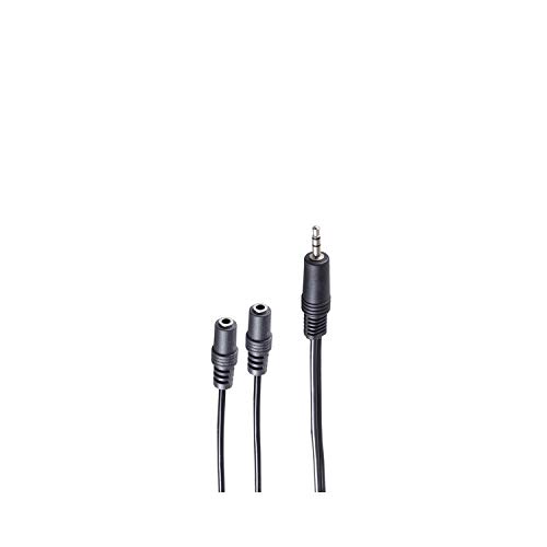 Shiverpeaks BS30761 Basic-S Audiokabel, Klinkenstecker, 3,5 mm schwarz von shiverpeaks