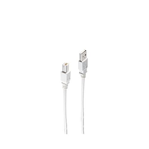 Shiverpeaks BS77023 Basic-S USB 2.0 Kabel, A-Stecker auf B-Stecker, 3m von shiverpeaks