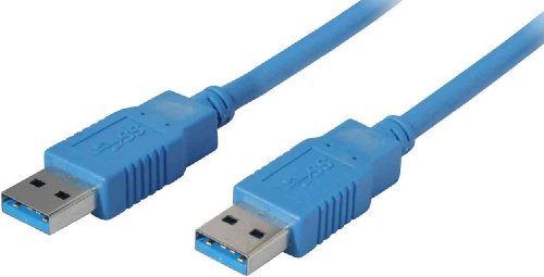 USB Kabel A Stecker/A Stecker USB 3.0 blau 0,5m USB Kabel A Stecker/A Stecker USB 3.0 blau 0,5m von shiverpeaks