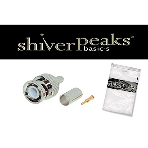 Shiverpeaks BS98800-1 Basic-S BNC Crimp-Stecker, RG 58" Koaxial-Kabel von shiverpeaks
