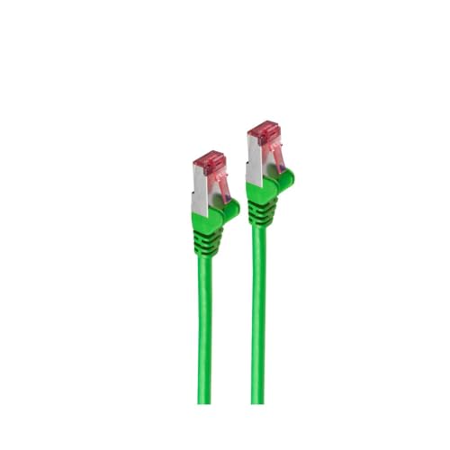 Shiverpeaks Patchkabel cat6A S/FTP PIMF Halogenfrei grün 2m von shiverpeaks