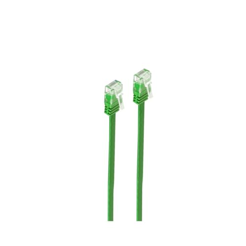 Shiverpeaks Patchkabel-Flachkabel U/UTP cat. 6 slim grün 7,5m von shiverpeaks
