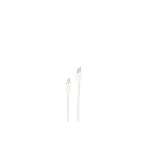 USB Lade-Sync Kabel, USB C Stecker auf USB-C Stecker, 2.0, ABS, weiß, 1,0m USB Lade-Sync Kabel, USB C Stecker auf USB-C Stecker, 2.0, ABS, weiß, 1,0m von shiverpeaks