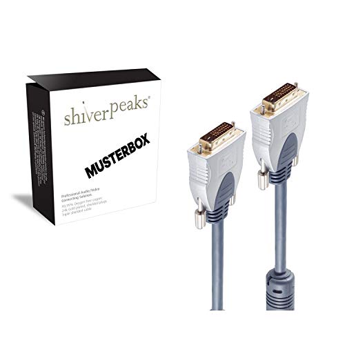 shiverpeaks 77448-spp 10 m DVI-D DVI-D Blau Kabel DVI – DVI Kabel (10 m, DVI-D, DVI, Male Connector, Male Connector, Gold) von shiverpeaks