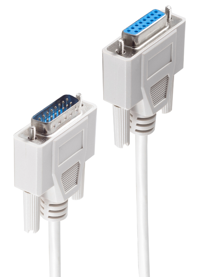 shiverpeaks BASIC-S 15 Pol Sub-D Kabel, Stecker - Kupplung von shiverpeaks