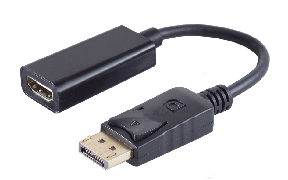 shiverpeaks BASIC-S DisplayPort - HDMI Adapter, schwarz von shiverpeaks