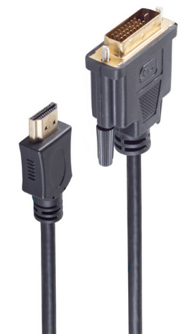 shiverpeaks BASIC-S HDMI - DVI-D 24+1 Kabel, Länge: 1,0 m von shiverpeaks