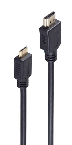 shiverpeaks BASIC-S HDMI Kabel, A-Stecker - C-Stecker, 1,0 m von shiverpeaks