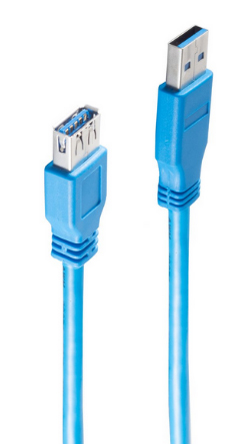 shiverpeaks BASIC-S USB 3.0 Kabel, A-Stecker - A-Kupplung von shiverpeaks