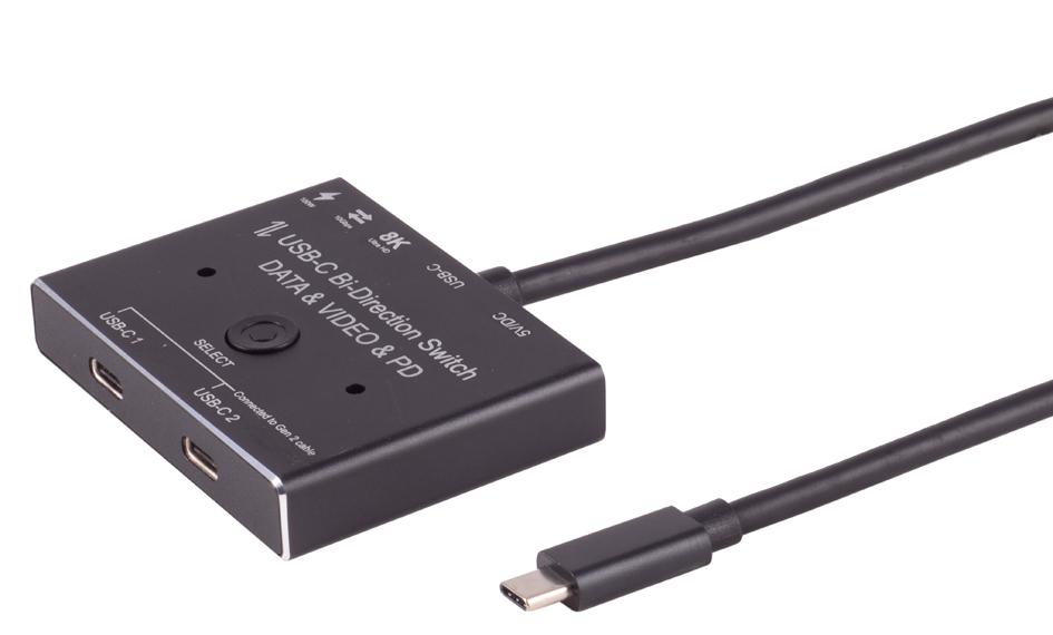 shiverpeaks BASIC-S USB-C Umschalter, bidirektional von shiverpeaks