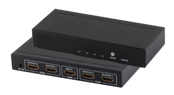 shiverpeaks PROFESSIONAL HDMI Splitter, 4 Ausgänge von shiverpeaks