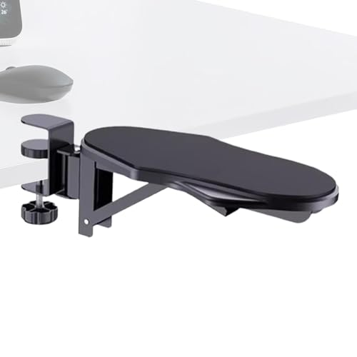 Computer-Armlehne, Schreibtisch-Armlehnen-Pad, Armstütze für Computertisch, Clip-Armstützpolster, stabile Schreibtischverlängerung, verstellbare Arm-Handgelenkauflage für Zuhause und Büro von shjxi