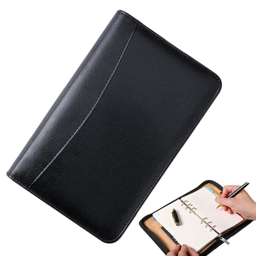 shjxi Budget Notizbuch Planer, A6 PU Leder Budget Planner mit Taschenrechner, Multifunktionales Cash Budget Binder, Sparbinder für Bargeld sparen, Zuhause von shjxi