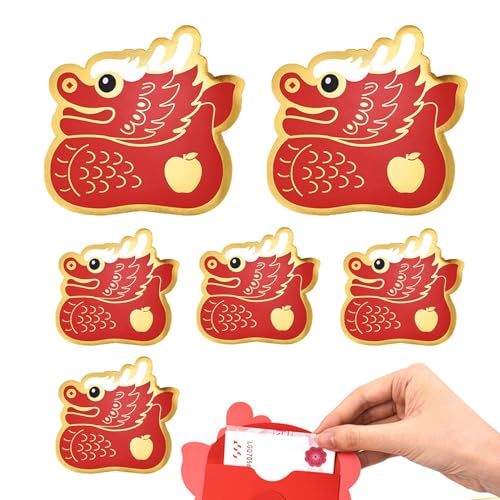 shjxi Rote Umschläge: 2024 Neujahrs-Umschläge, chinesisches Drachenjahr, rote Umschläge für Abschlussfeiern, Frühlingsfest von shjxi