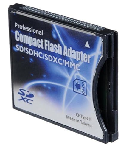 SD/SDHC/Eye-Fi Karten zu CF Typ II Adapter für professionelle DSLR-Digital SLR Kamera SD/SDHC/Eye-Fi Karten zu CF Typ II Adapter für professionelle DSLR-Digital SLR Kamera von shopdigi