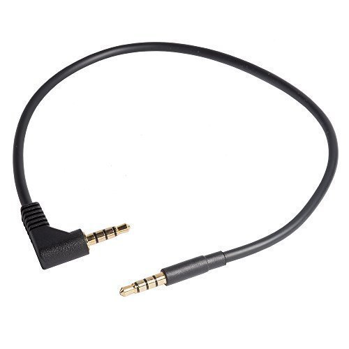 shortix Premium-Audio-Kabel. 30cm kurz. 3,5-mm-Klinke. AUX. Stecker gewinkelt 90° + gerade. Case/Bumper-kompatibel. 0,3m von shortix
