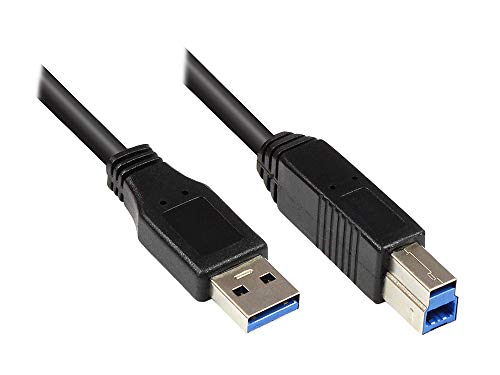 shortix USB-3.0-Kabel (A auf B). 50cm von shortix