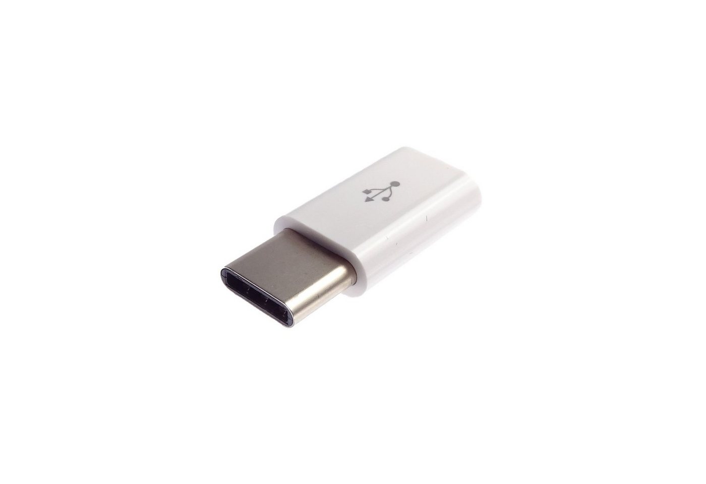 shortix USB-C-Adapter: Micro-B-Buchse auf USB Typ-C-Stecker USB-Adapter USB-C zu USB Micro-B von shortix