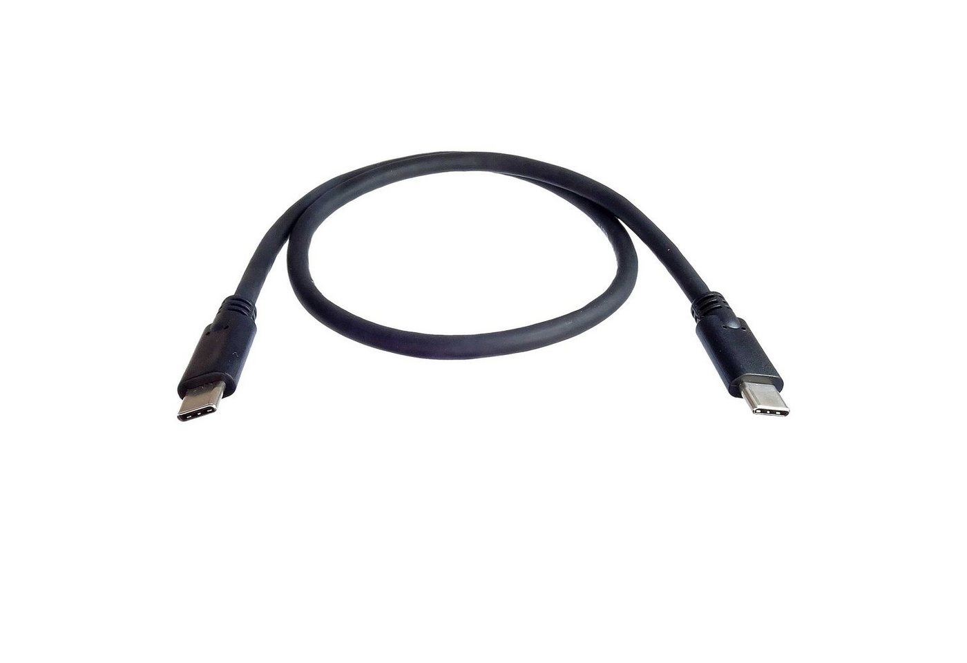 shortix USB-C-Verbindungskabel: USB-C auf USB-C bis zu 10 Gbit/s. 20/50cm. USB-Kabel, USB-C, USB-C (50 cm), kurz, Datenübertragung bis zu 10 Gbit/s von shortix