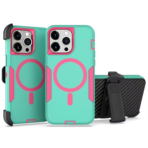 showdd Schutzhülle für iPhone 13 Pro Max, magnetisch, doppelter Schutz, robust, langlebig, kompatibel mit MagSafe, abnehmbarer Clip auf der Rückseite, staubdicht, kein Verblassen, kein Vergilben showdd Schutzhülle für iPhone 13 Pro Max, magnetisch, doppelter Schutz, robust, langlebig, kompatibel mit MagSafe, abnehmbarer Clip auf der Rückseite, staubdicht, kein Verblassen, kein Vergilben von showdd