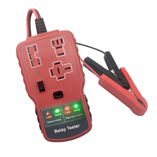 shpuuyy Batterie -Relais -Tester, Relaisdiagnosewerkzeug - Indikator Automotive Relay Diagnose Tool - Kfz -Batterieprüfung, tragbare elektrische Zubehör für Liebhaber, Familien von shpuuyy