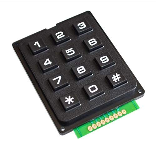 4x4 3x4 Matrix-Tastatur-Tastatur-Modul Verwenden Key PIC AVR Stamp Sml 4 * 4 3 * 4 Kunststoff-Tasten-Schalter,12 von shuangtongdz