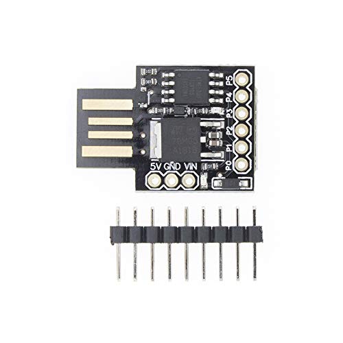 Blau/Schwarz TINY85 Digispark Kickstarter Micro Development Board ATtiny85 Modul für IIC I2C USB,Black-USB von shuangtongdz
