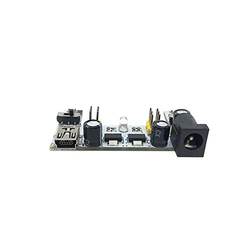 MB102 Mini Micro-USB-Schnittstelle Breadboard Stromversorgungsmodul MB102-Modul für DIY-Kit Weiß DC 7-12V 2-Kanal-Vorstand,Mini USB von shuangtongdz